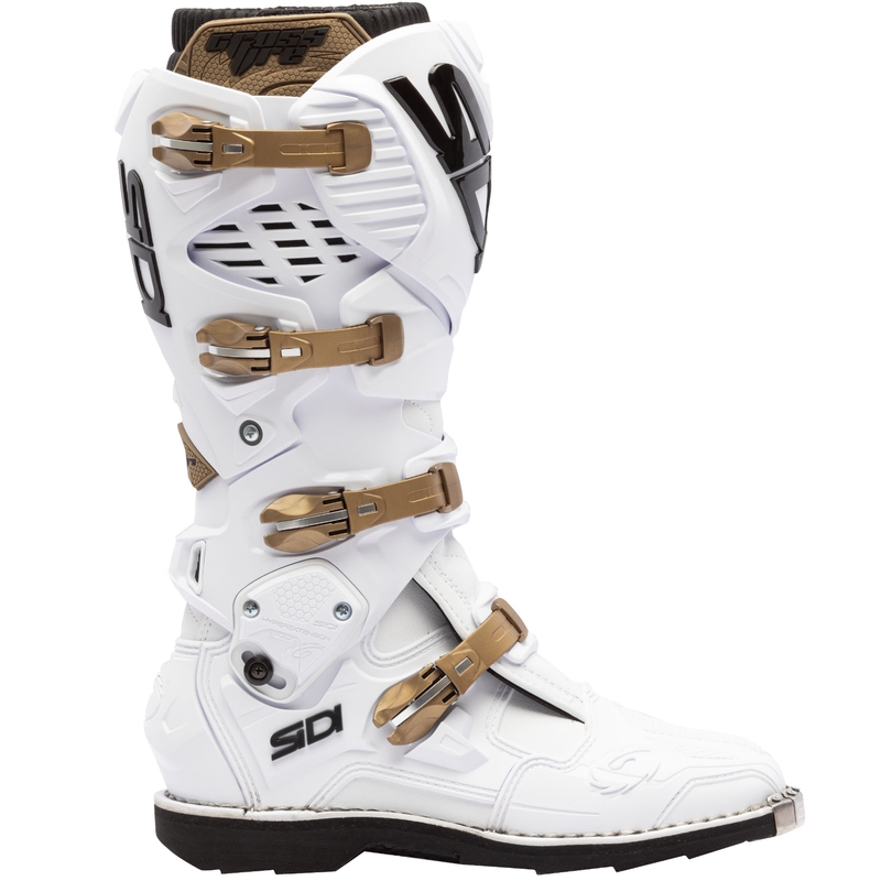 SiDi Crossfire 3 motociklističke čizme bijelo-brončane