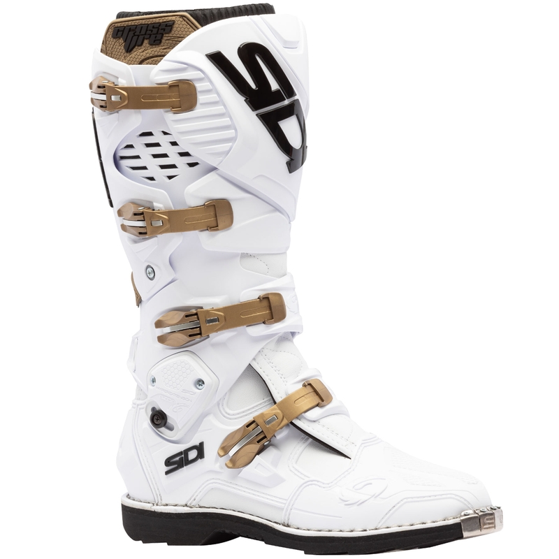 SiDi Crossfire 3 motociklističke čizme bijelo-brončane