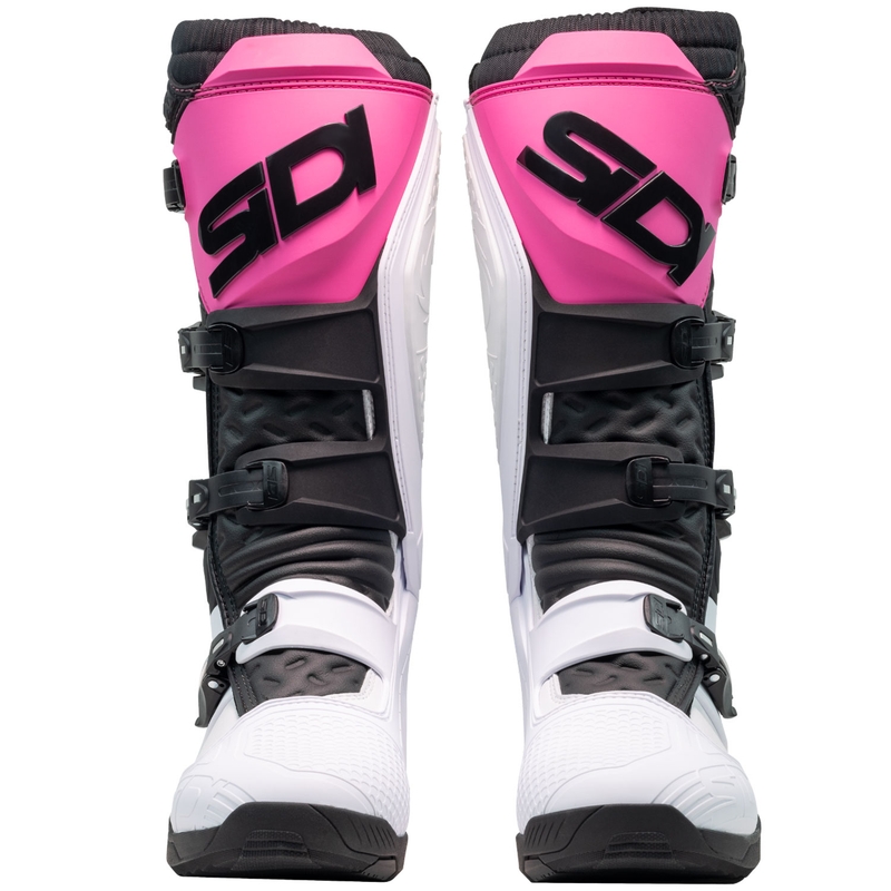 SiDi X Power SC motociklističke čizme bijelo-crno-ružičaste