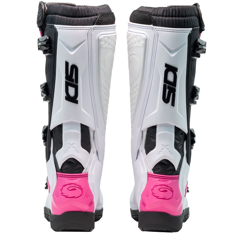 SiDi X Power SC motociklističke čizme bijelo-crno-ružičaste