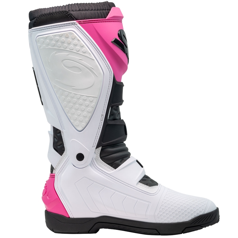 SiDi X Power SC motociklističke čizme bijelo-crno-ružičaste