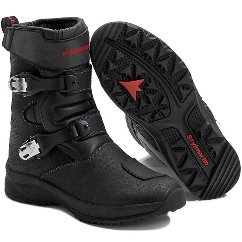 Motociklističke čizme Stylmartin Navajo Evo Low WP crne