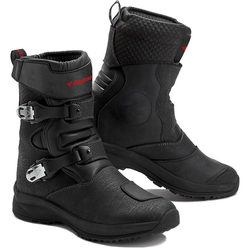 Motociklističke čizme Stylmartin Navajo Evo Low WP crne