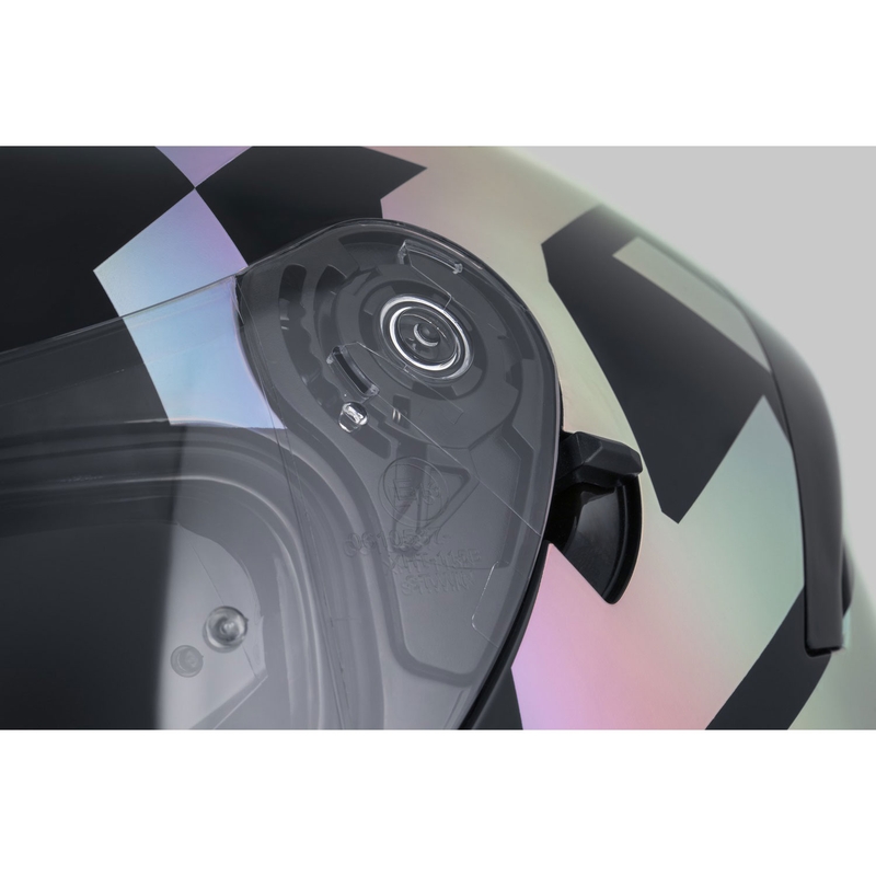 Cassida Orbit Grind Absolut integralna motociklistička kaciga, crno-holografska