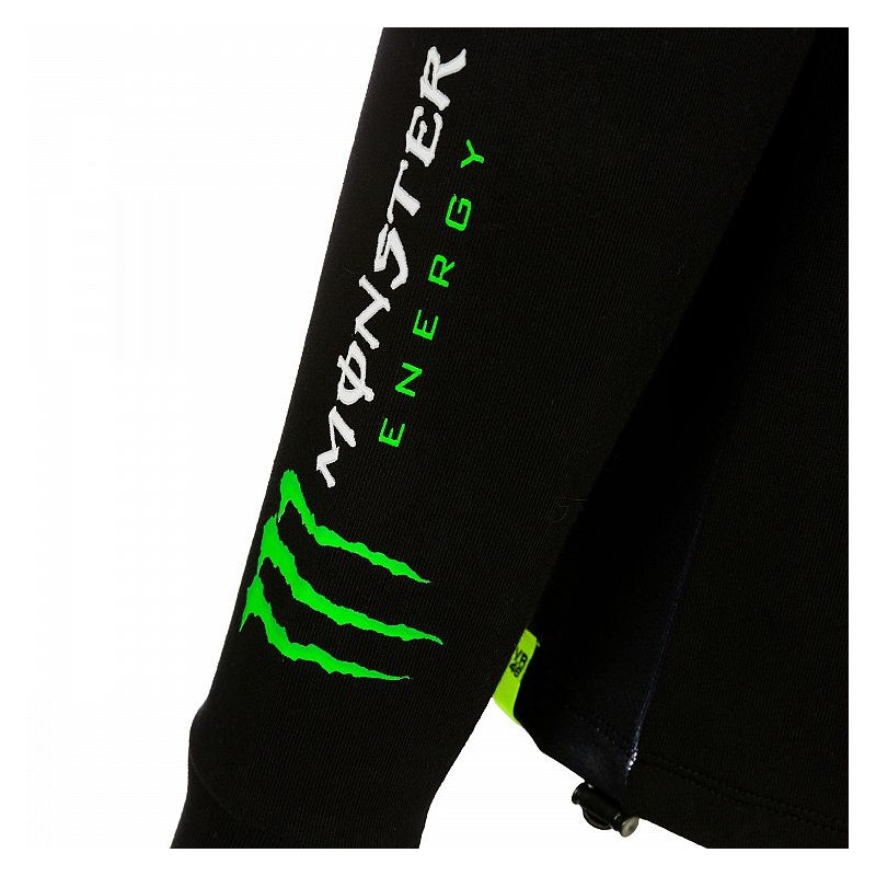 Hoodie VR46 Valentino Rossi MONSTER 46 REPLICA FLEECE crna