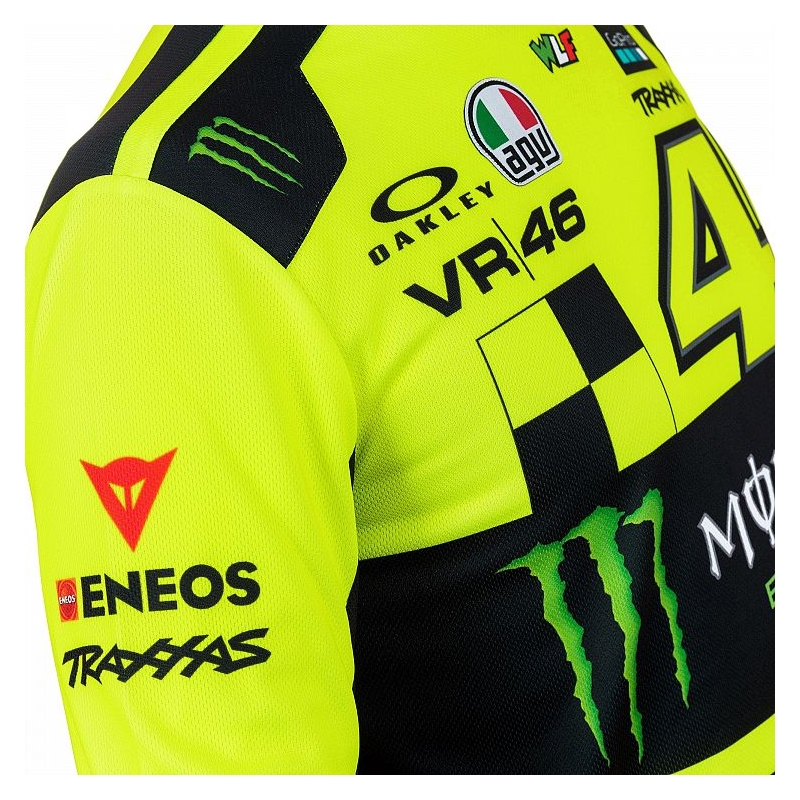 Majica kratkih rukava VR46 Valentino Rossi MONZA REPLICA žuta