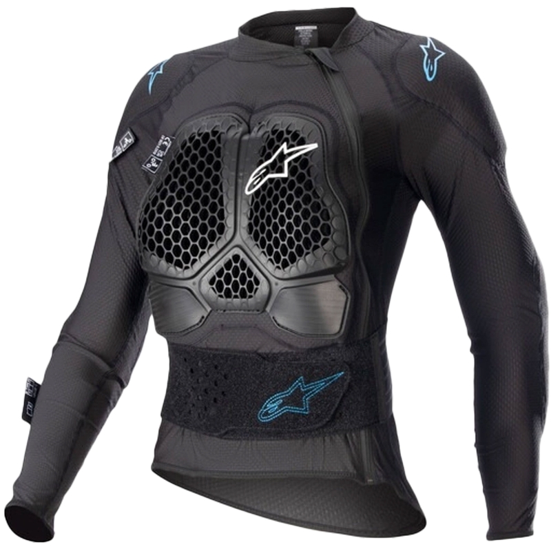 Alpinestars Stella Bionic Action 2 ženski štitnik za tijelo crno-plavi