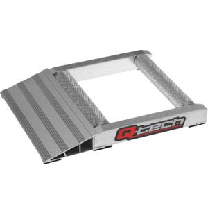 Aluminijska podloška s valjcima za sekundarno podmazivanje zupčanika Q-TECH srebrna