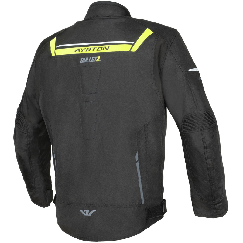Ayrton Bullet II motociklistička jakna crno-fluo žuto-siva