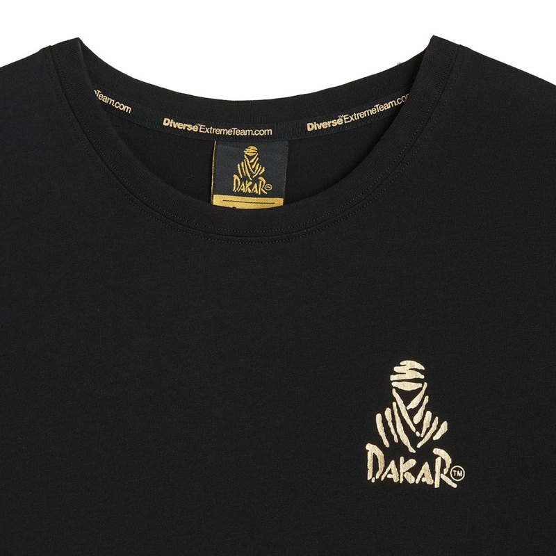 Majica kratkih rukava Dakar LOGO SM 256 crna
