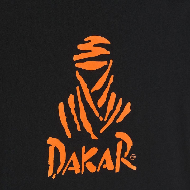 Majica kratkih rukava Dakar LOGO 256 crna