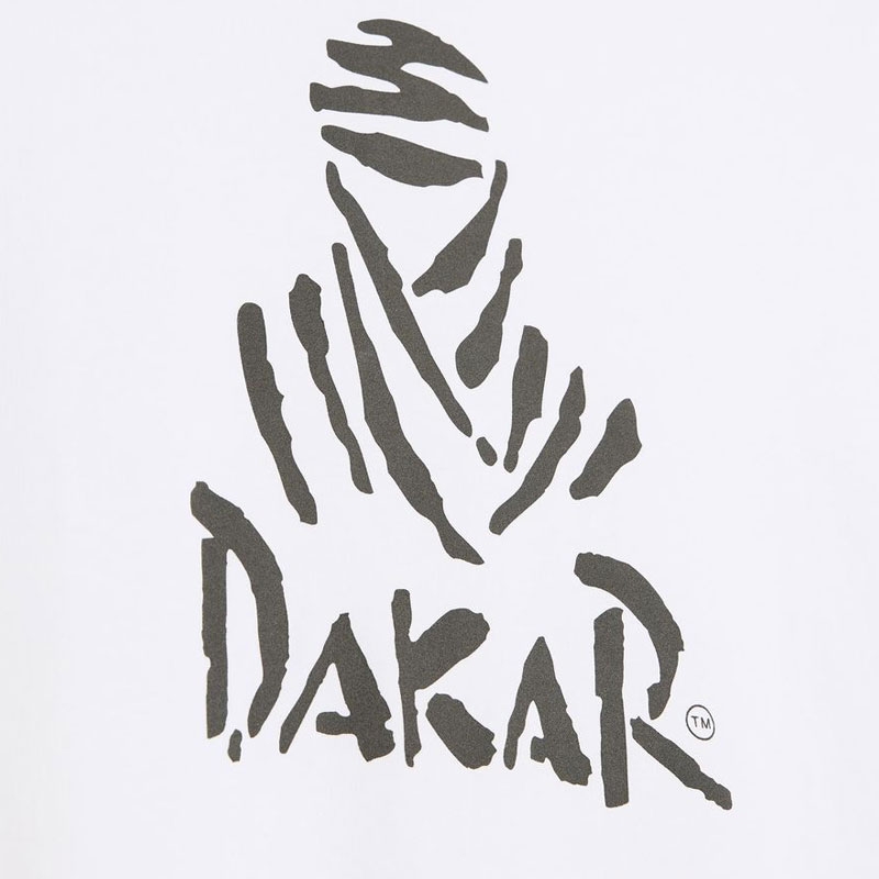 Majica kratkih rukava Dakar LOGO 256 bijela