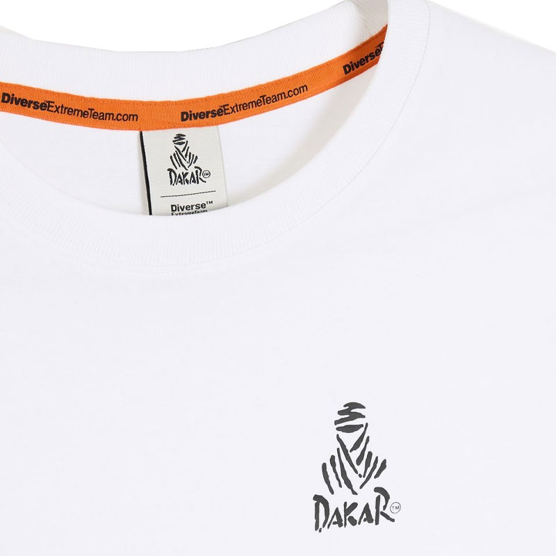 Dakar LOGO SM 256 majica kratkih rukava bijela
