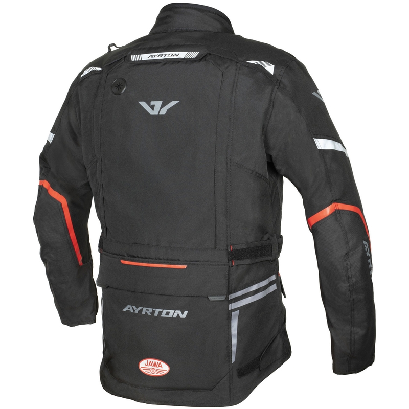 Ayrton Trail Jawa motociklistička jakna crno-crvena