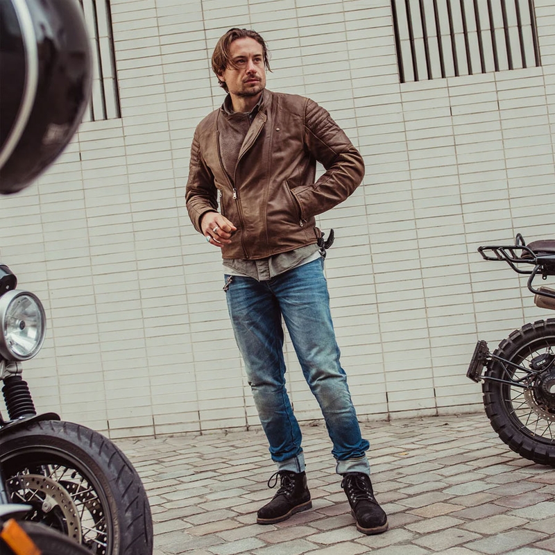 Revit Carlin SK Extra Crop motociklističke traperice plave boje