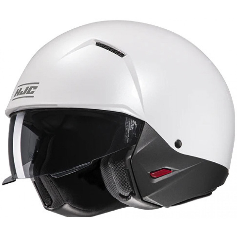 Kaciga otvorenog lica s maskom HJC i20N Solid biserno bijela