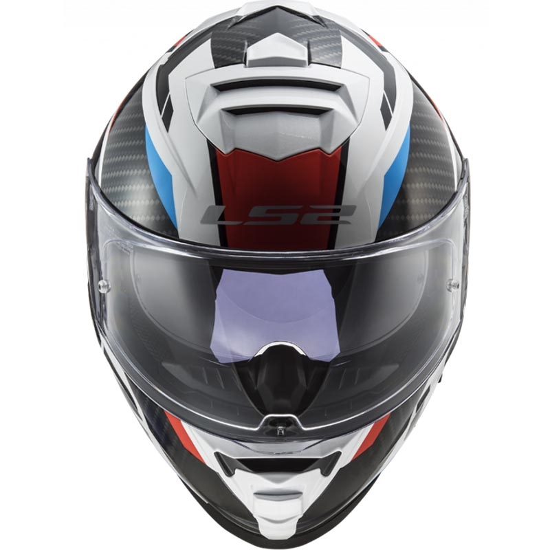 Integralna motociklistička kaciga LS2 FF800 Storm II Racer bijelo-crno-crveno-plava