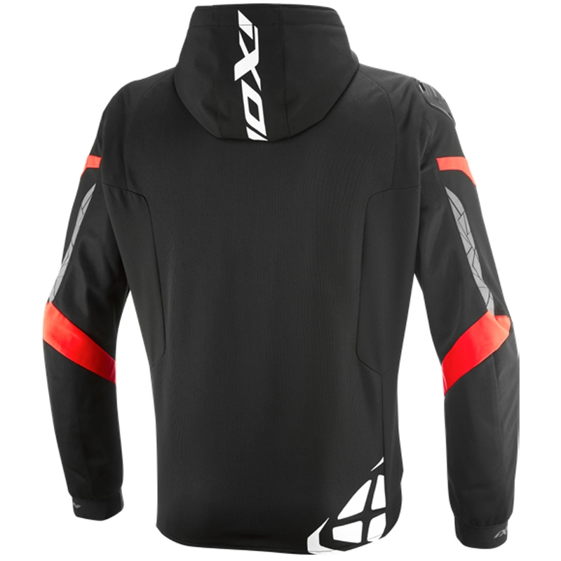 IXON Pulsion Air motociklistička jakna crno-bijelo-crvena