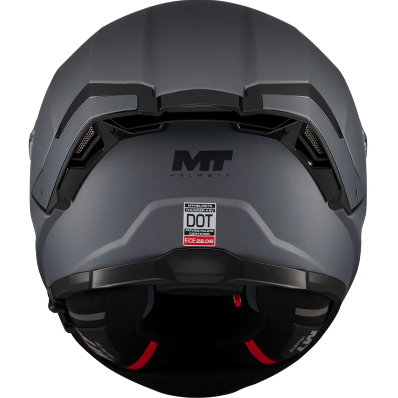 Integralna motociklistička kaciga MT Thunder 4 SV Pure A2 mat siva