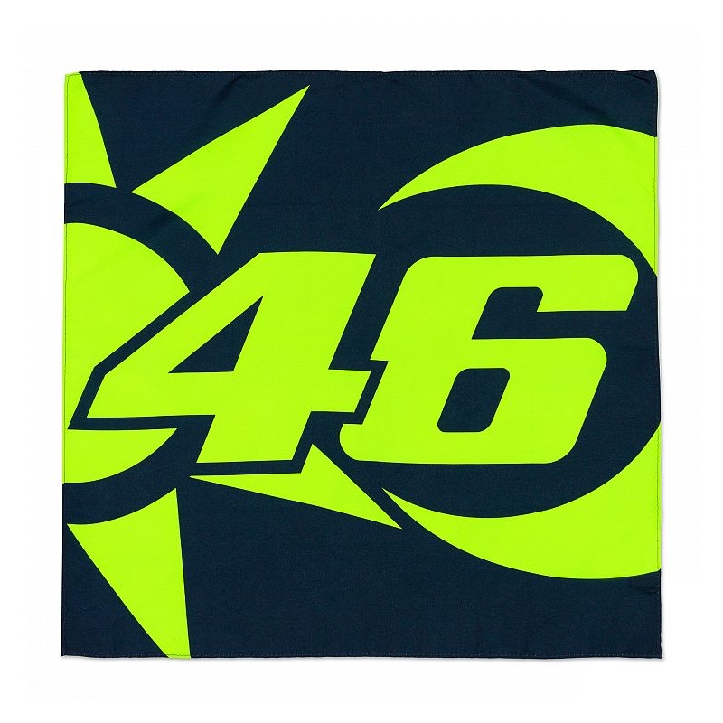 Šal VR46 Valentino Rossi SUN AND MOON plavo-žuti