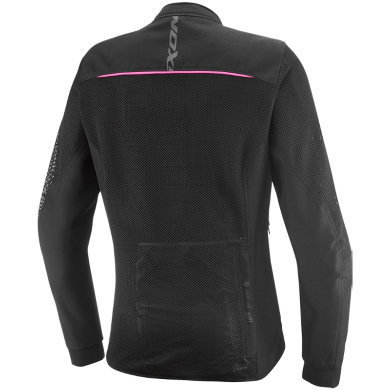 Ženska motociklistička jakna IXON Ostro Lady crno-fluo roza