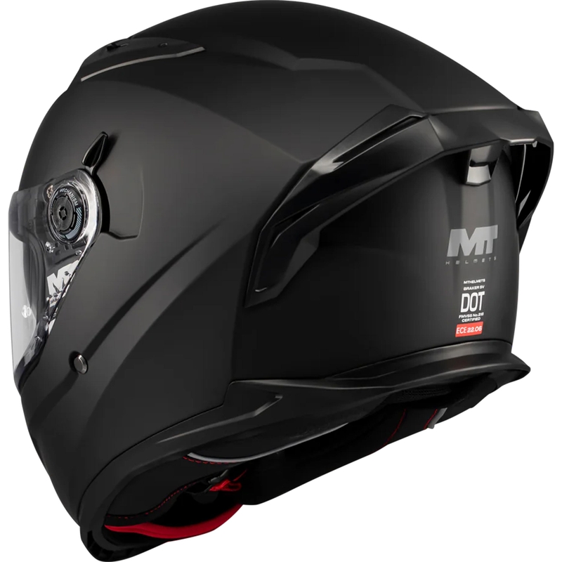 Motociklistička kaciga koja pokriva cijelo lice MT Braker SV Pure A1 mat crna