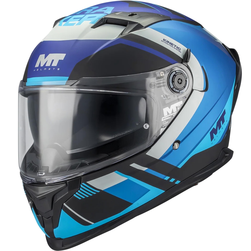 Integralna motociklistička kaciga MT Braker SV Inception B7 crno-plavo-siva