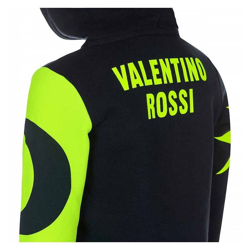 Dječji sweatshirt VR46 Valentino Rossi REPLIKA plavo-žuta