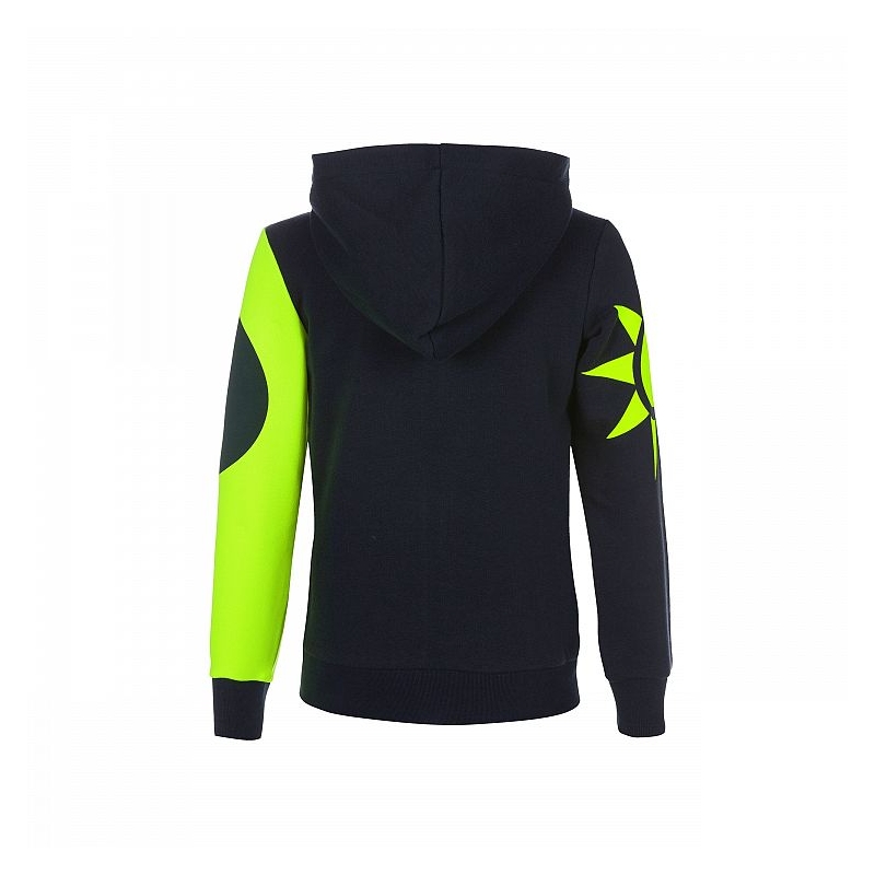 Dječji sweatshirt VR46 Valentino Rossi REPLIKA plavo-žuta