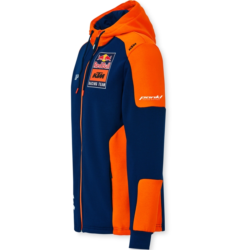 KTM Replika Team majica s kapuljačom plavo-narančasta