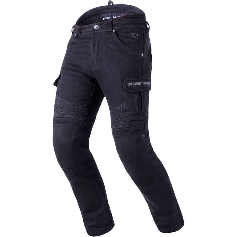 Motorističke traperice Street Racer Cargo CE crne