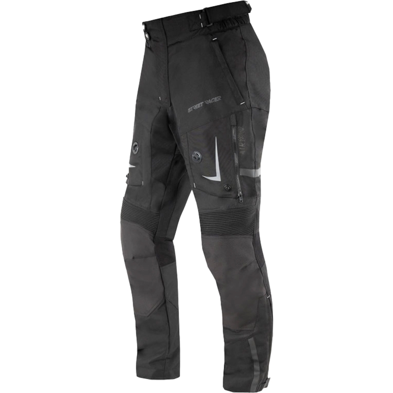 Street Racer All Season motociklističke hlače crne boje