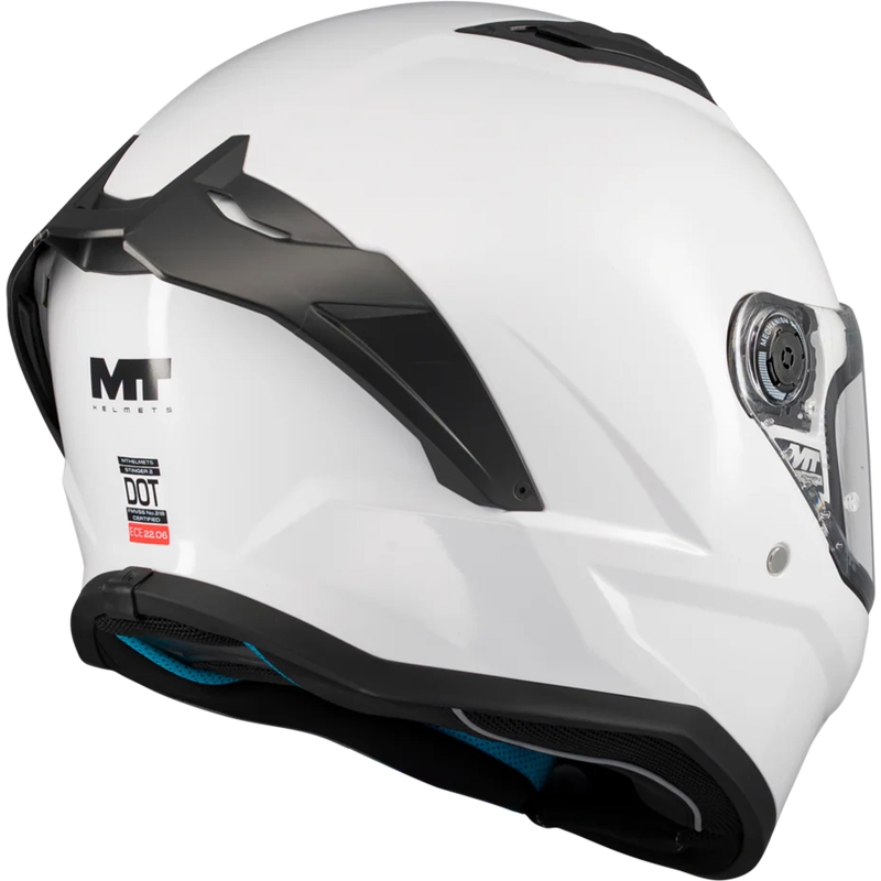 Integralna motociklistička kaciga MT Stinger 2 Pure A0 bijela
