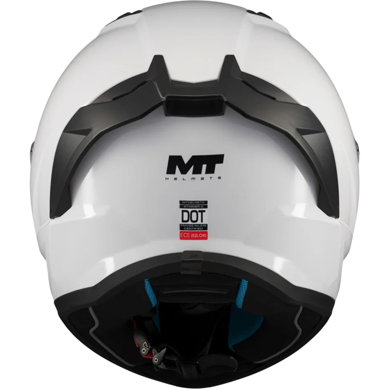 Integralna motociklistička kaciga MT Stinger 2 Pure A0 bijela