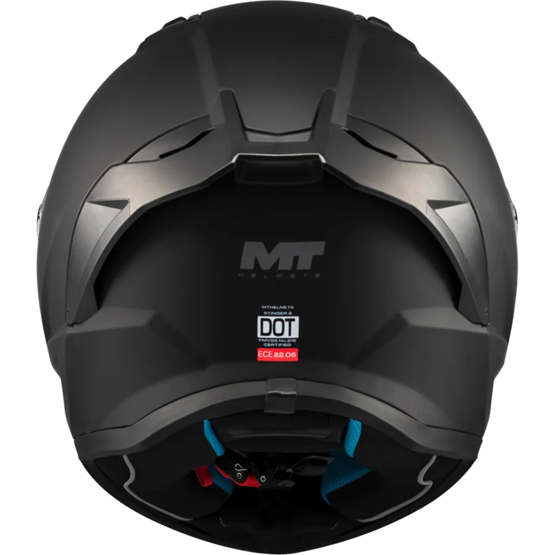 Integralna motociklistička kaciga MT Stinger 2 Pure A1 mat crna