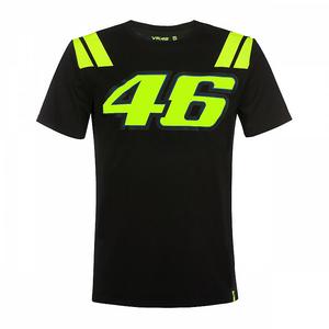 Majica kratkih rukava VR46 Valentino Rossi 46 THE DOCTOR crna