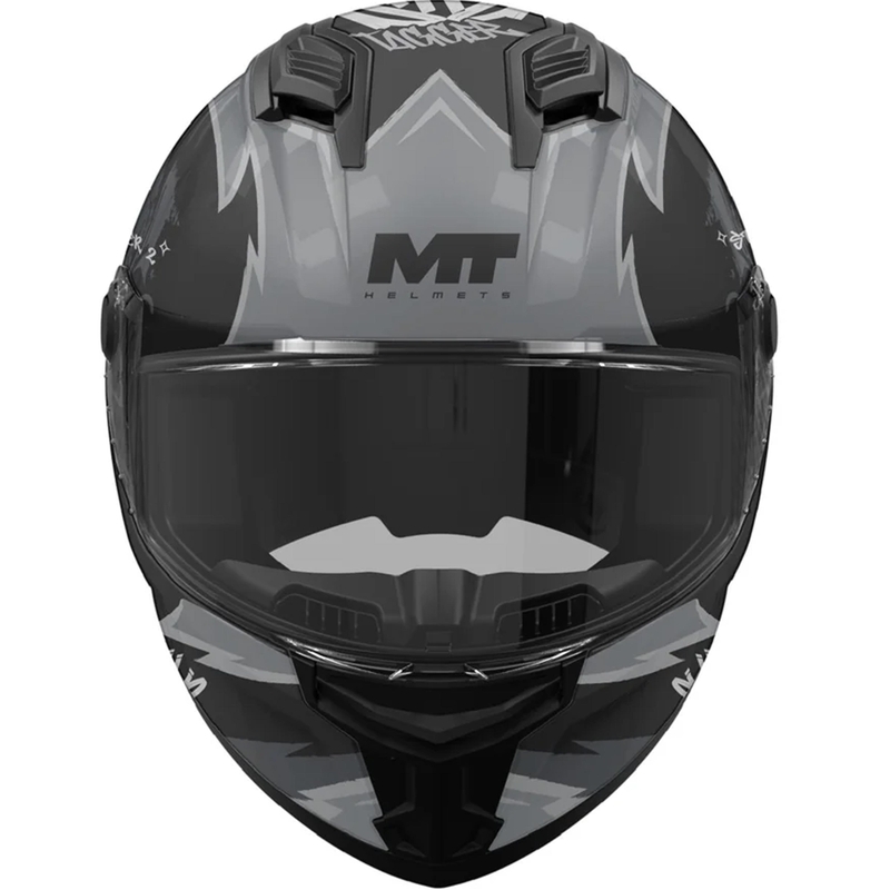 Integralna motociklistička kaciga MT Stinger 2 Tagger B2 mat crno-siva
