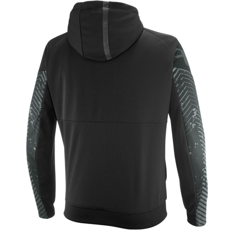 IXON Touchdown Air motociklistička majica s kapuljačom crno-fluo crvena