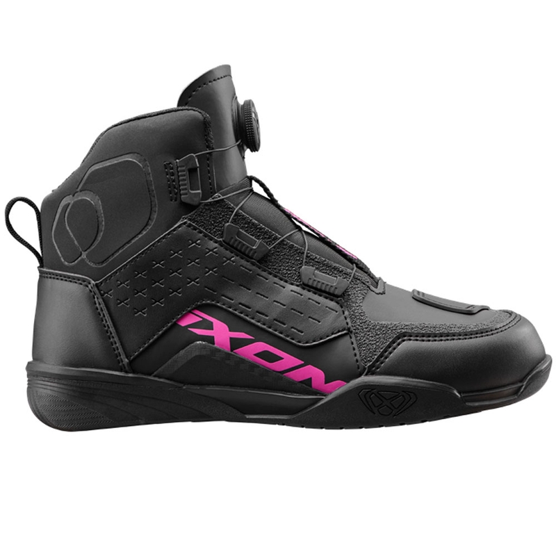 Ženske motociklističke čizme IXON Vyper WP crno-roze