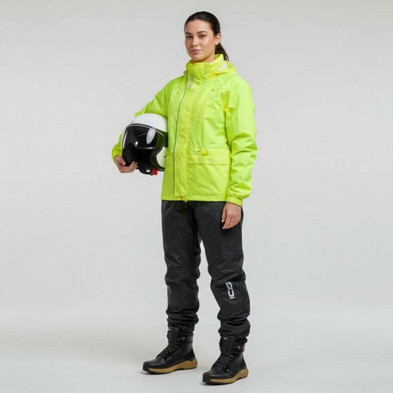 Motociklistička kabanica SiDi Tempora fluo žuto-crna