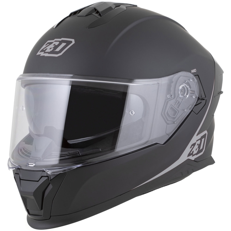 Integralna motociklistička kaciga ZED K40 mat crno-tamno siva