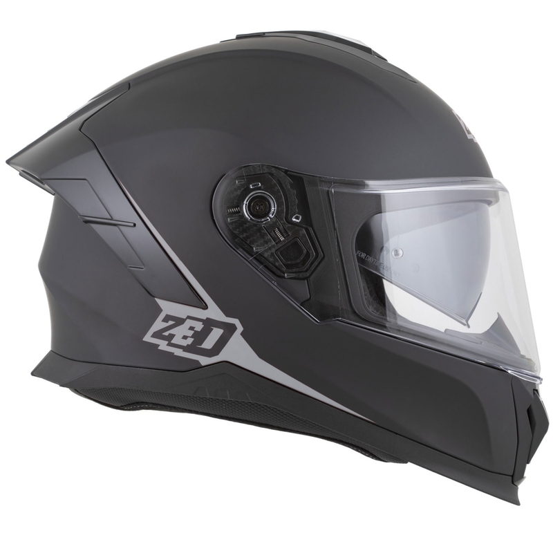 Integralna motociklistička kaciga ZED K40 mat crno-tamno siva