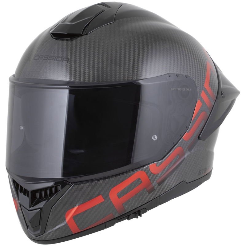 Cassida Integral GTS 2.1 Plus Carbon integralna motociklistička kaciga mat karbonsko-crvena
