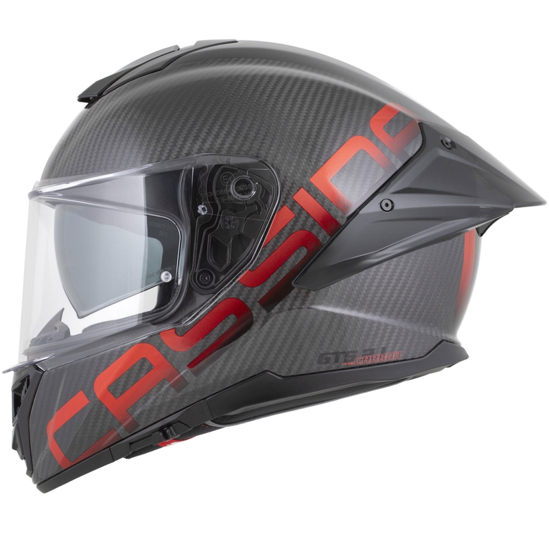 Cassida Integral GTS 2.1 Plus Carbon integralna motociklistička kaciga mat karbonsko-crvena