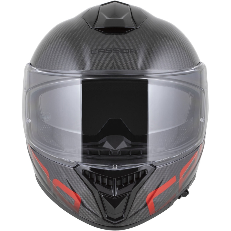 Cassida Integral GTS 2.1 Plus Carbon integralna motociklistička kaciga mat karbonsko-crvena