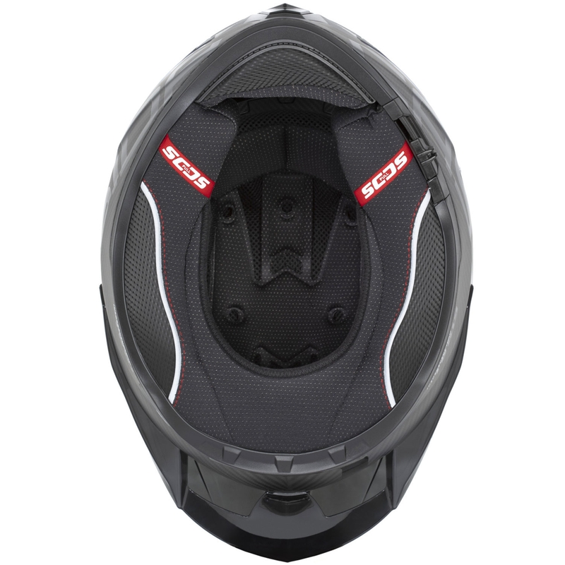 Cassida Integral GTS 2.1 Plus Carbon integralna motociklistička kaciga mat karbonsko-crvena