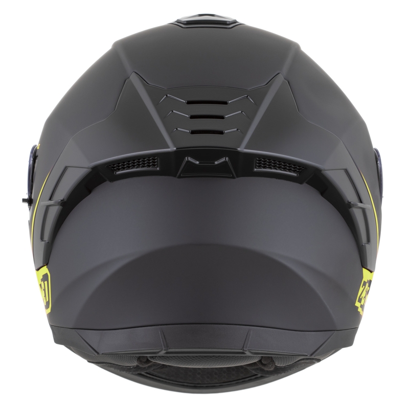 Integralna motociklistička kaciga ZED K40 mat crno-fluo žuta