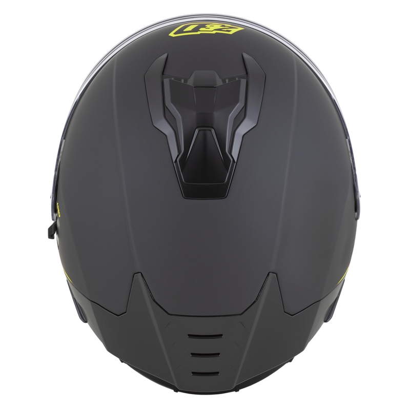 Integralna motociklistička kaciga ZED K40 mat crno-fluo žuta