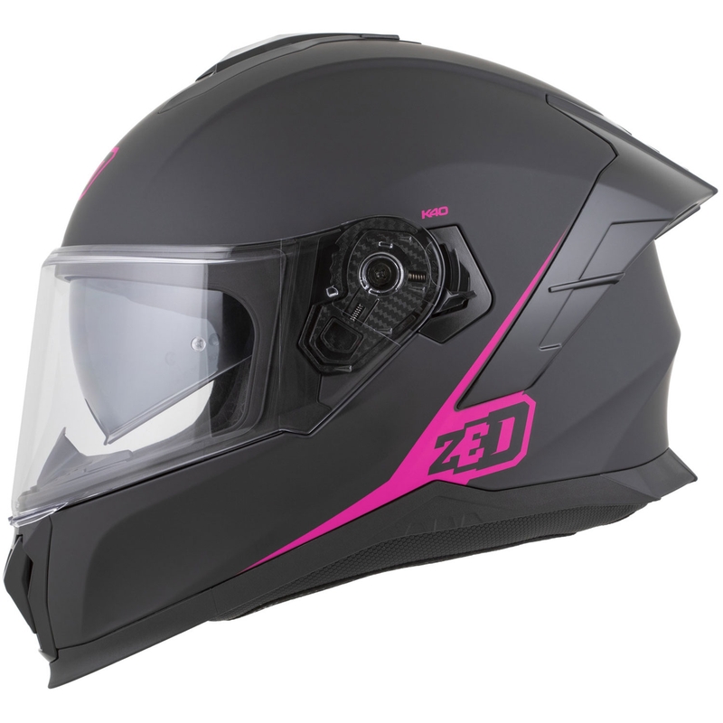 Integralna motociklistička kaciga ZED K40 mat crno-roza