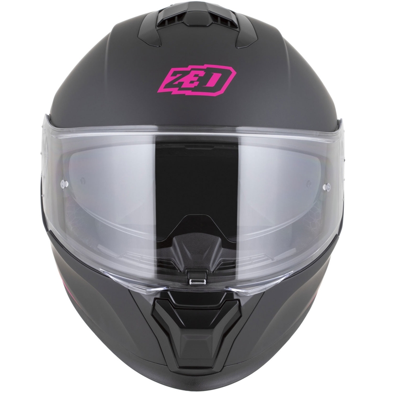 Integralna motociklistička kaciga ZED K40 mat crno-roza